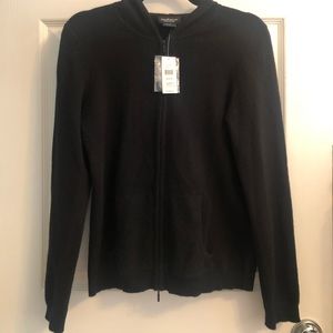 Lord&Taylor 100% Cashmere Zip-up Sweater